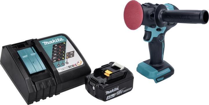 Immagine prodotto Makita DPV 300 RM1 Smerigliatrice lucidatrice a batteria 18 V 50 / 80 mm Brushless + 1x batteria 4.0 Ah + (Levigatrici rotorbitali)