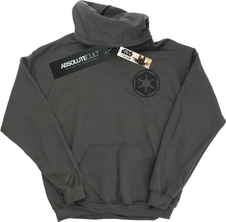 Produktbild Star Wars The Mandalorian Galactic Empire Insignia Breast Print Kapuzenpullover (L)
