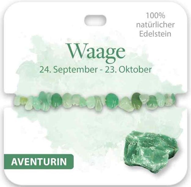 Immagine prodotto BB Klostermannn Armband Edelstein Aventurin Waage