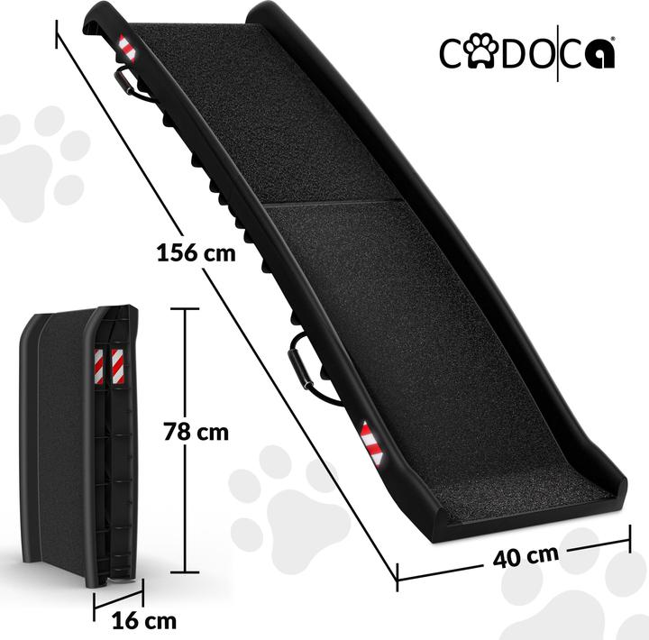 Actual product image Cadoca Hunderampe (Dog, Foldable, Reflectors)