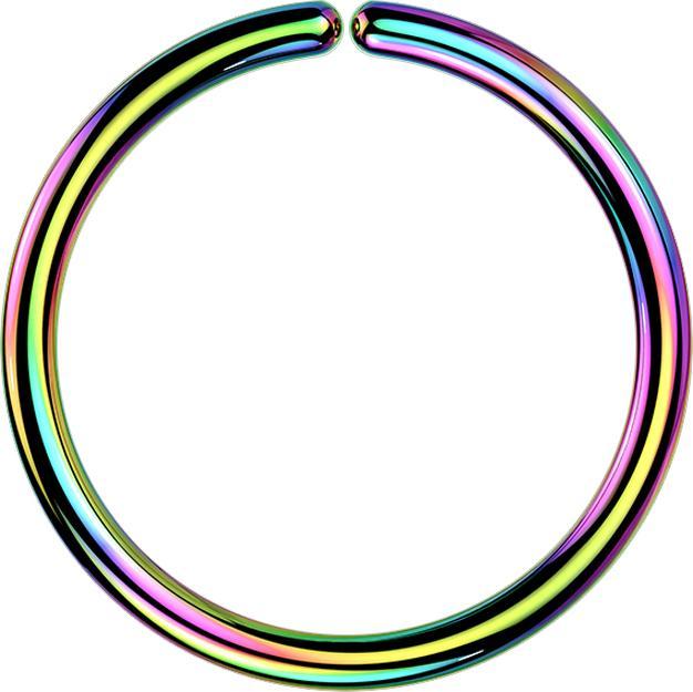 Produktbild Star Piercing Micro Piercing Ring farbig (ohne Messing, Chirurgenstahl 316L)