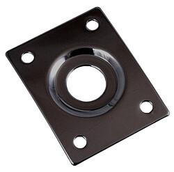 Actual product image AllParts AP AP 0637-003 Rect. Socket pl. black (Instrument spare parts)