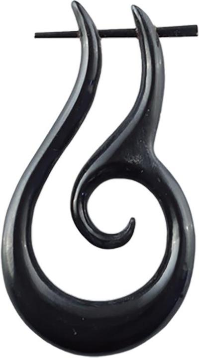 Immagine prodotto Star Piercing Orecchino a spirale in corno di bufalo d'acqua (Organico, senza ottone)
