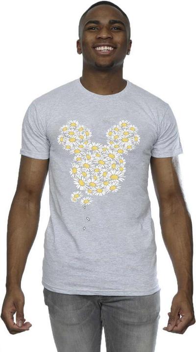 Immagine prodotto Mickey Mouse Maglietta Testa di Camomilla Uomo (L)