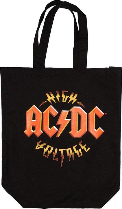 Actual product image AC/DC High Voltage Ex-Tour Back Print Tote Bag