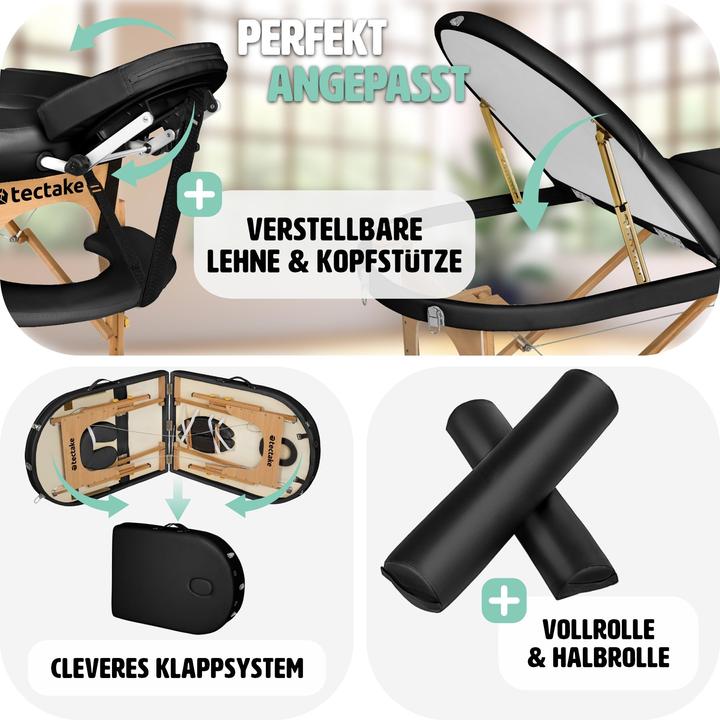 Produktbild tectake Massageliege oval