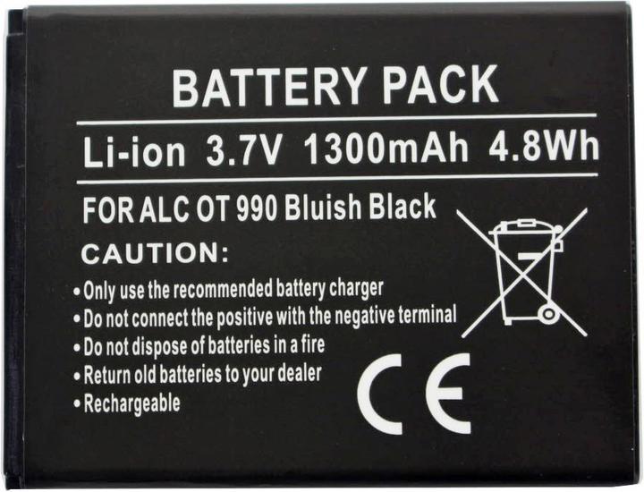 Produktbild Alcatel AkkuOne Touch 918D Akku CAB32A0001C1, CAB31P0000C2, CAB31P0000C1, BY71, TLIB37A