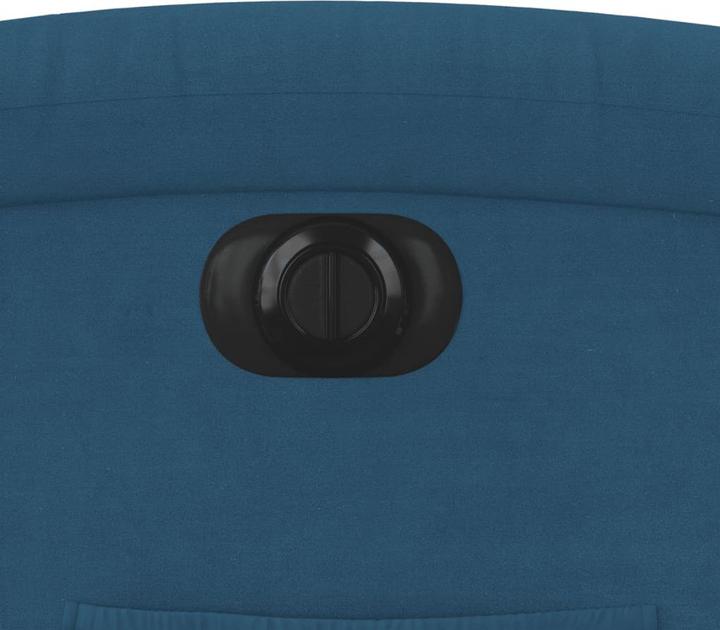 Produktbild VidaXL Relaxsessel Elektrisch Liegesessel Fernsehsessel Verstellbar Blau Samt