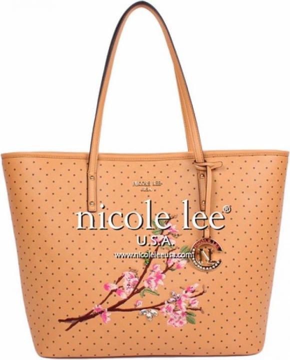 Produktbild Nicole Lee Handtasche "Kayley Floral" Shopper Bag camel