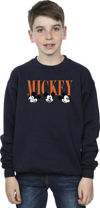 Actual product image Disney Boys Mickey Mouse Faces Sweatshirt (140, 146)