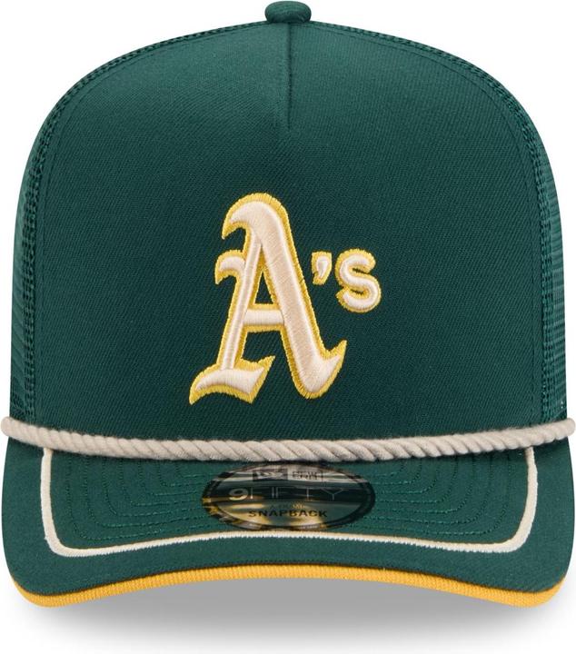 Actual product image New Era 9Fifty Trucker Cap - Vintage Rope Oakland Athletics