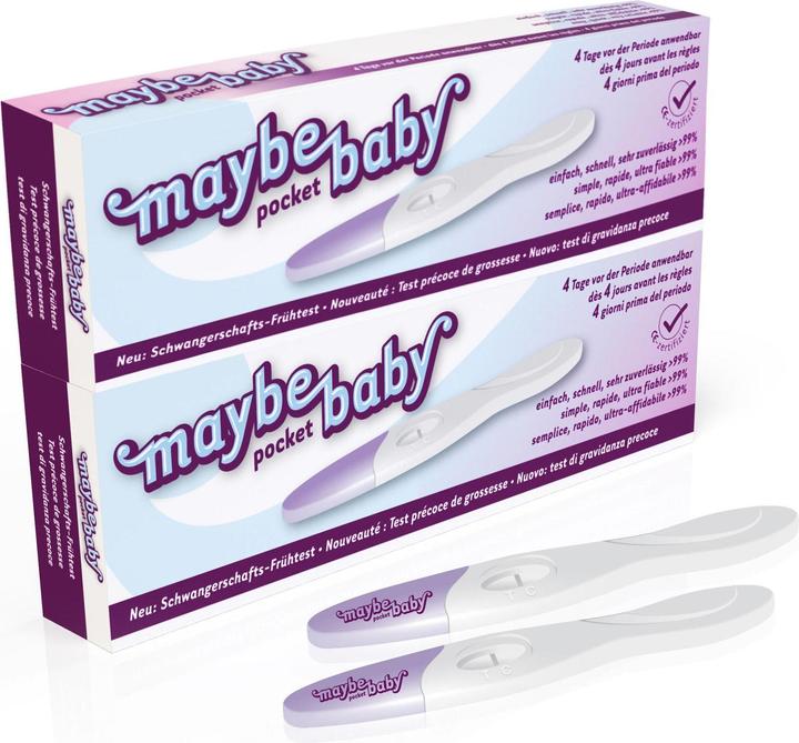 maybe-baby Schwangerschaftsfrühtest (2 x)