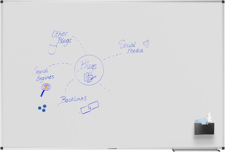Produktbild Legamaster Magnethaftendes Whiteboard Unite Plus 100 cm x 150 cm, Weiss (100 x 150 cm)