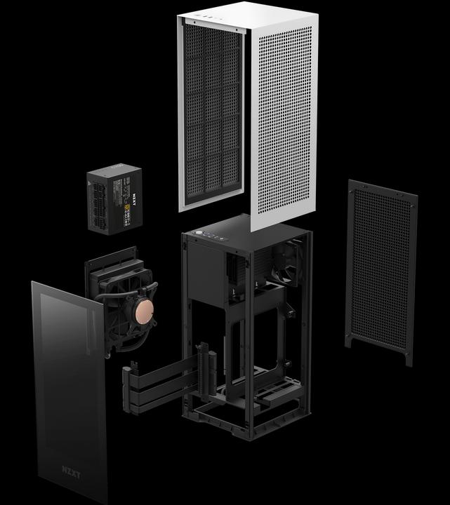 Produktbild NZXT Gehäuse H1 2022 Schwarz weiss (CS-H11BB-EU) (Mini-ITX)