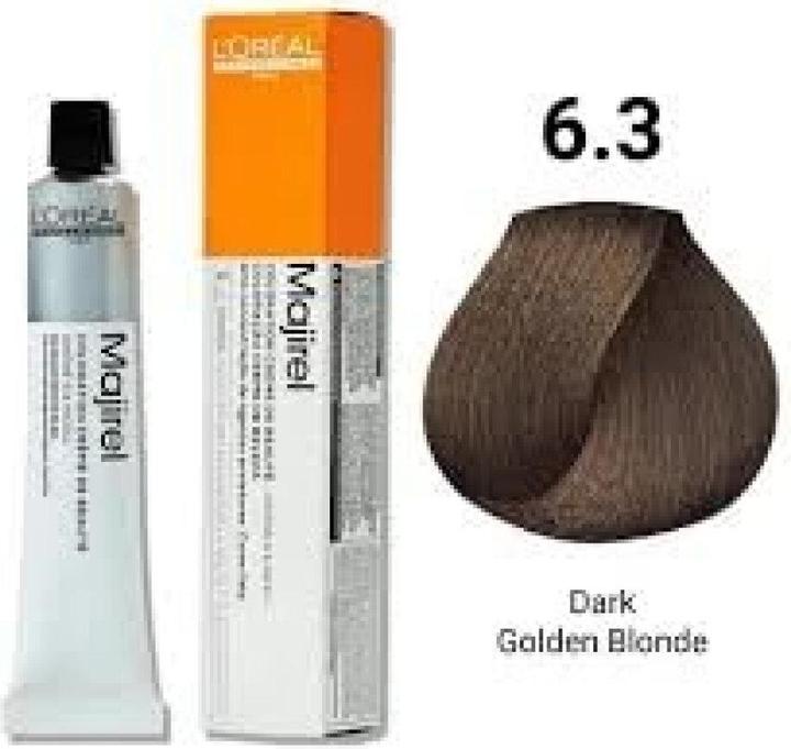 Actual product image L'Oréal Professionnel Majirel (6.3 Dark blonde Gold)