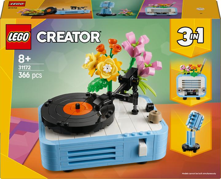 Produktbild LEGO Plattenspieler mit Blumen (31172, LEGO Creator Expert)