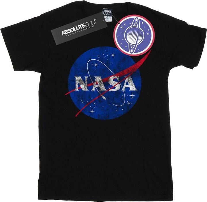 Immagine prodotto Nasa Classic Insignia Logo Distressed Maglietta Ragazze (116)