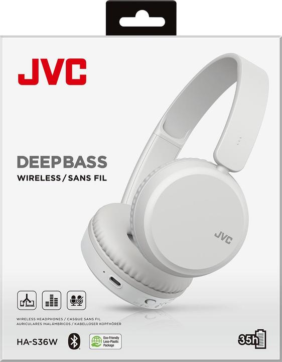 Produktbild JVC HA-S36W-W-U (keine Geräuschunterdrückung, 35 h, Kabellos)