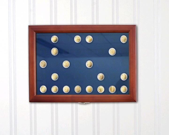 Produktbild Safe MünzenVitrine mit runden Vertiefungen für 27 x 30 mm Ø