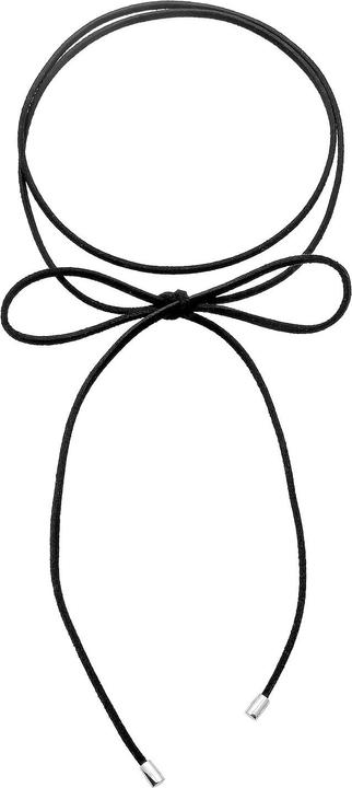 Produktbild Elli Choker, Schleife (925er Sterling Silber, Kunstleder, No Stein, 36 cm)
