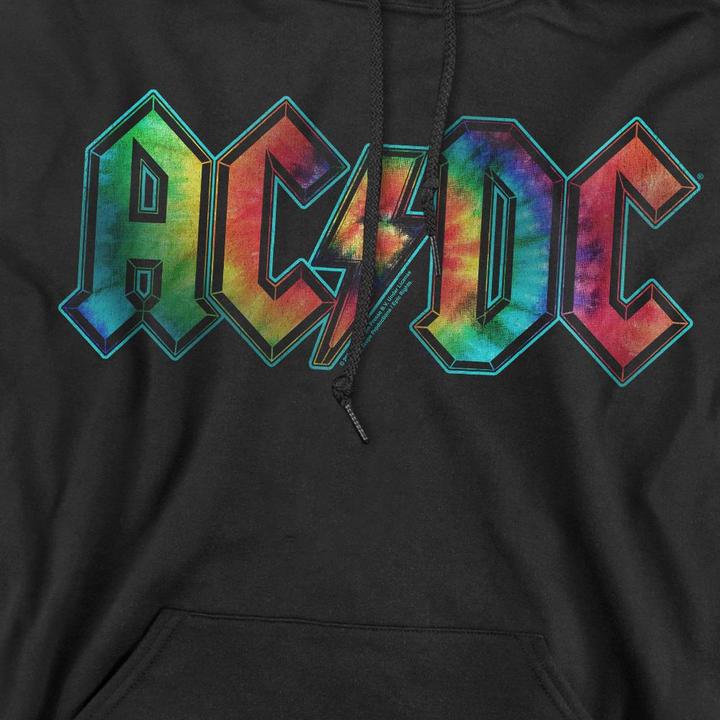 Immagine prodotto AC/DC Felpa con Cappuccio Logo Tie Dye Uomo (S)