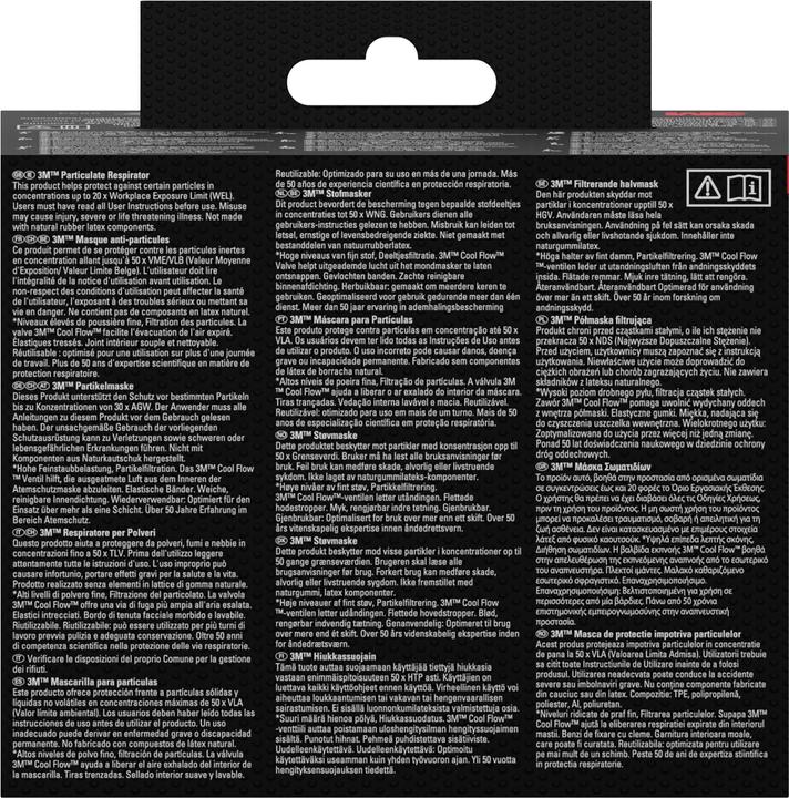 Produktbild 3M Partikelmaske 8822 PRO5 (FFP2, 5 x)