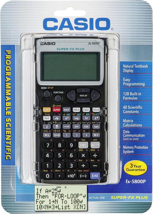 Produktbild Casio FX 5800 P (Batterien)