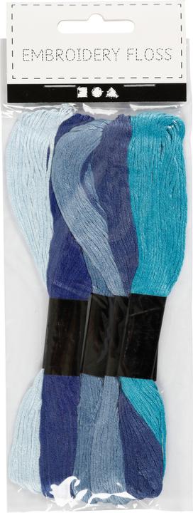 Immagine prodotto Creativ Company Filo da ricamo in cotone blu (8 m)