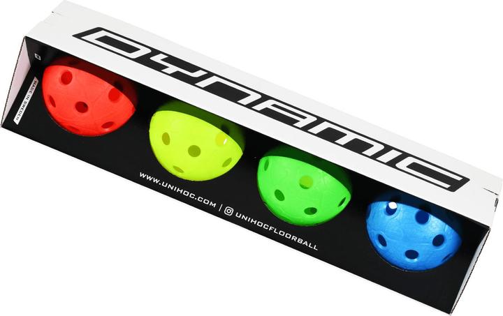 Unihoc 4-Pack IFF Matchball Dynamic Floorball (One size)
