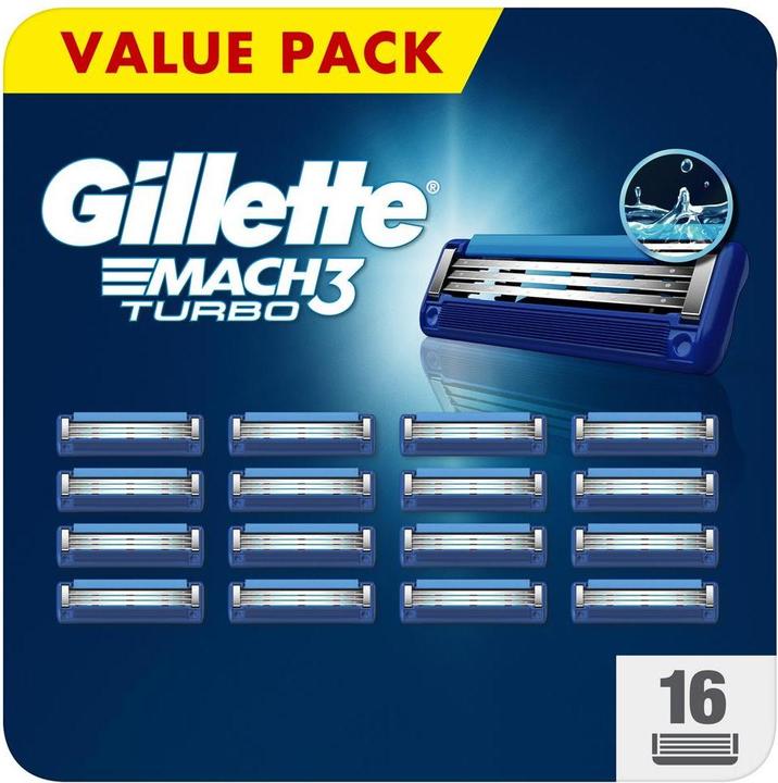 Gillette Mach3 Turbo 3D (16 x)