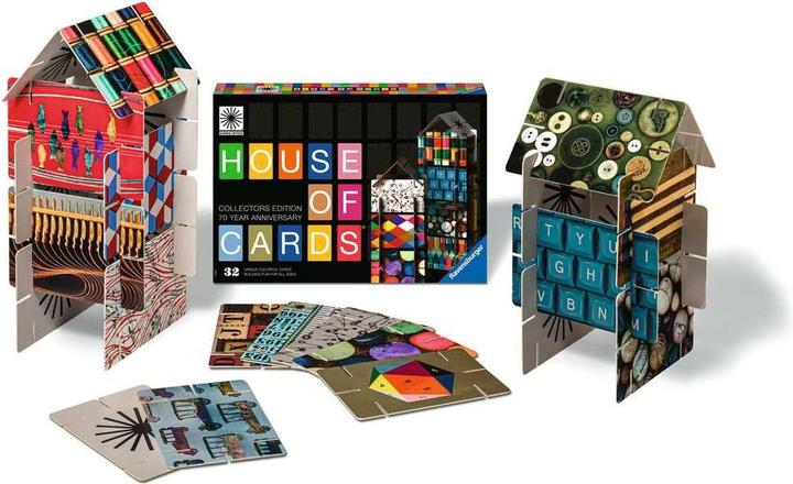 Actual product image Ravensburger EAMES House of Cards Collectors Edition (German, French, Portuguese, Italian, Dutch, Spanish)