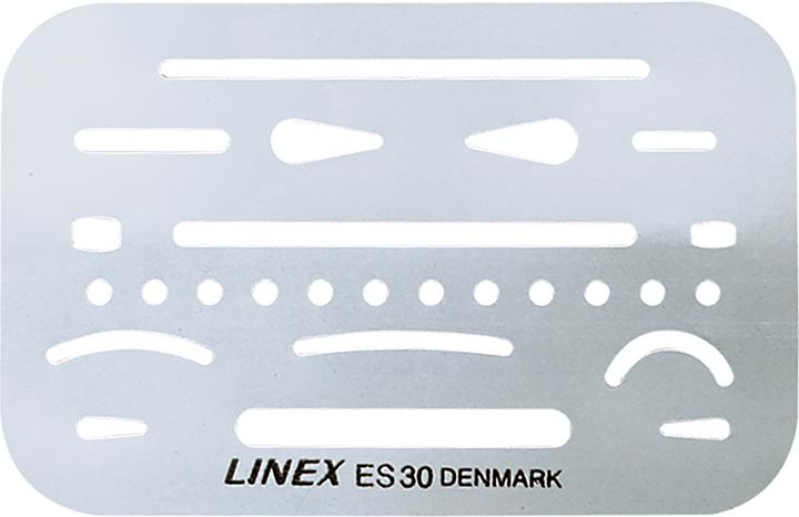 Produktbild Linex Radierschablone