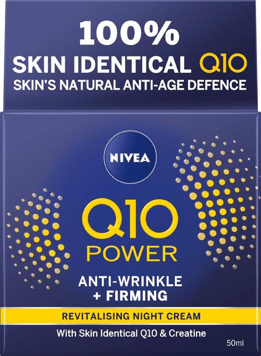 Produktbild NIVEA Anti-Falten Nachtcreme Q10 plus 50 ml (50 ml, Nachtcreme)
