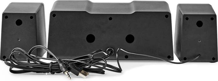 Actual product image Nedis Gaming Speaker | Speaker Channels: 2.2 | Power Supply via USB | 3.5 mm Plug | 48