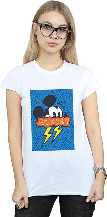 Actual product image Disney Womens/Ladies Mickey Mouse 90s Flash Cotton T-Shirt (M)