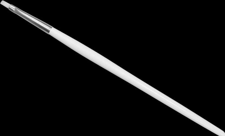 Wimpernfärbepinsel, weiss, Kunstborste, Länge 17 cm