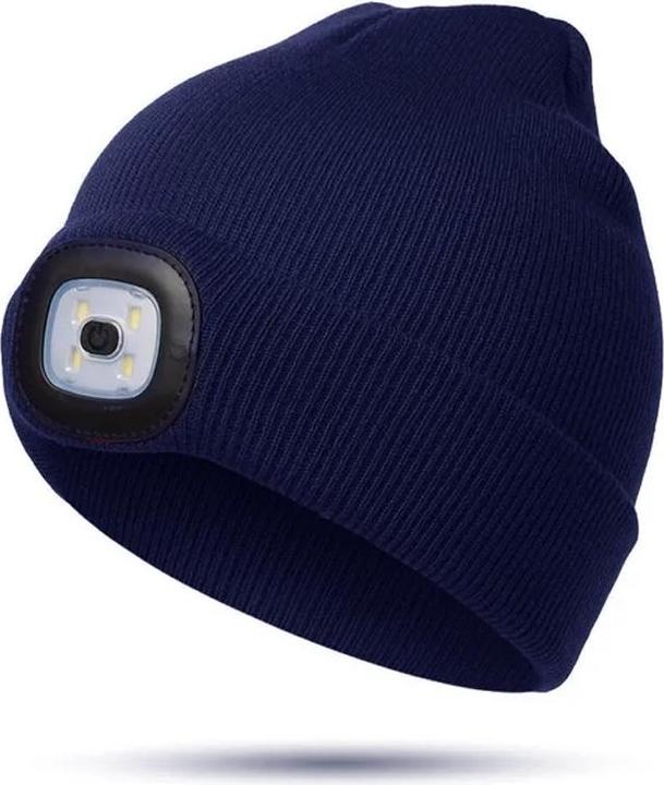 Produktbild Out of the blue Beanie-Mütze mit LED Licht Universalgrösse Marine