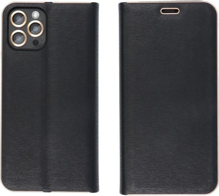 Produktbild Forcell Book case OEM LUNA Book Gold for HUAWEI P Smart black (Huawei P Smart+)