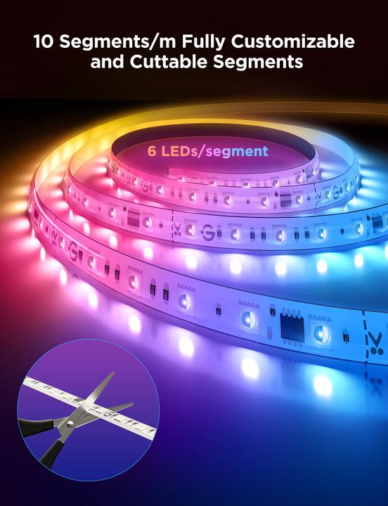 Produktbild Govee LED-Strip 2 Pro (RGBIC, RGBW, 100 cm, Indoor)