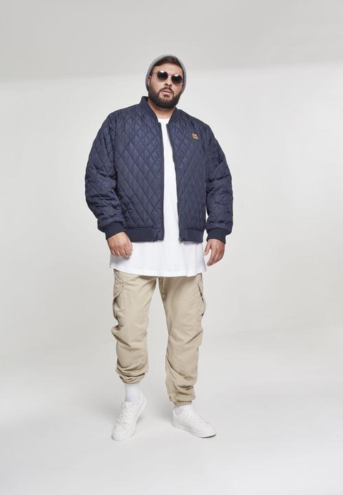 Actual product image Urban Classics Diamond Quilt Nylon Jacket (L)