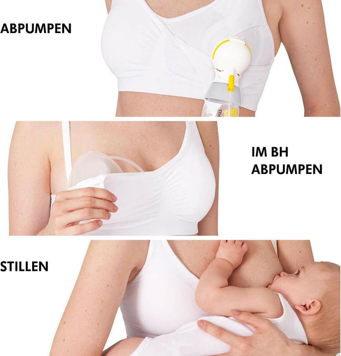 Produktbild Medela Hands-free 3in1 Still- und Pump BH (S)