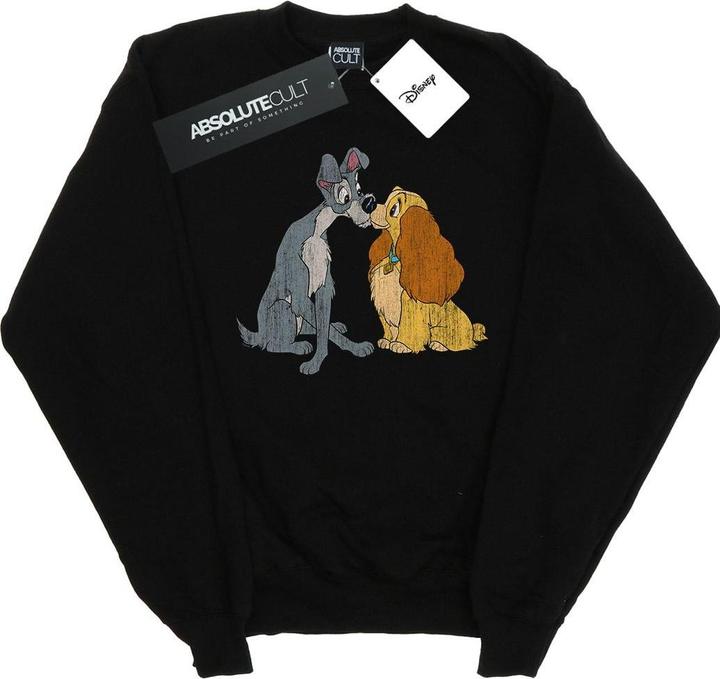 Produktbild Disney Lady And The Tramp Distressed Kiss Sweatshirt (M)