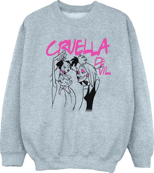 Disney Cruella De Vil Collared Sweatshirt