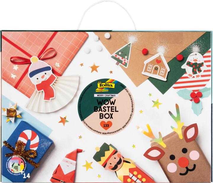 Actual product image Folia WOW Christmas craft kit MERRY CRAFTMAS, 133 pieces