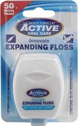 Produktbild Beauty Formulas Active Oral Care - Expanding Floss Dental Mint Swell Made Of Fluorine 50 (50 m)