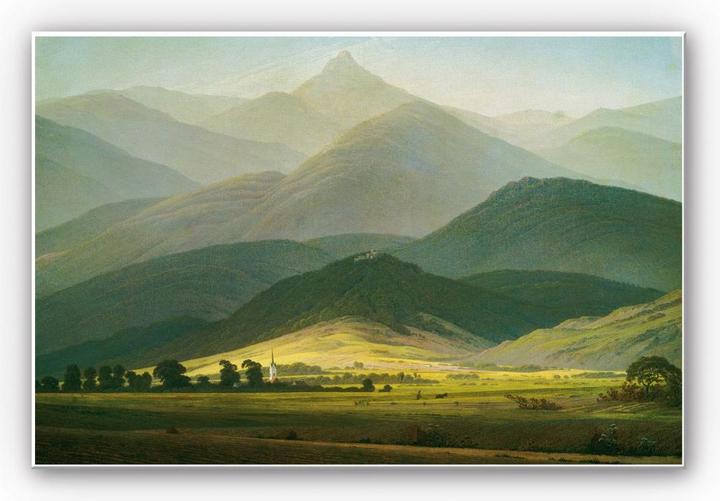 Produktbild Trenddeko Friedrich - Berglandschaft (60 x 40 cm)