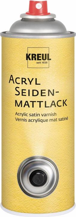Produktbild Magni KREUL 830400 - Seidenmattlack auf Acrylbasis, 400 ml Sprühdose, farblos, nicht gilbend, universell e