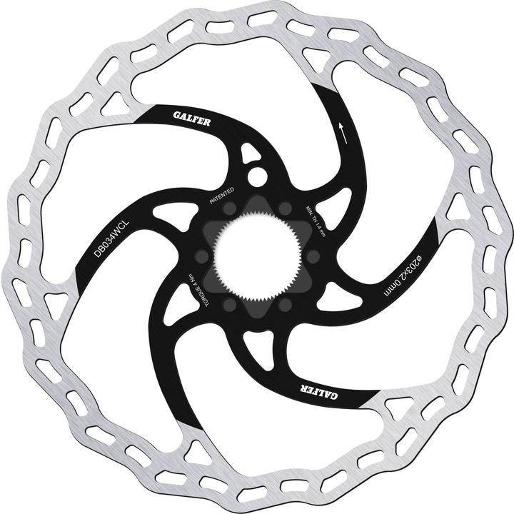 Immagine prodotto Galfer Bike GALFER Disco Wave Center Lock System Ø 203mm x 2.0mm, E-BIKE, per magnete (203 mm)