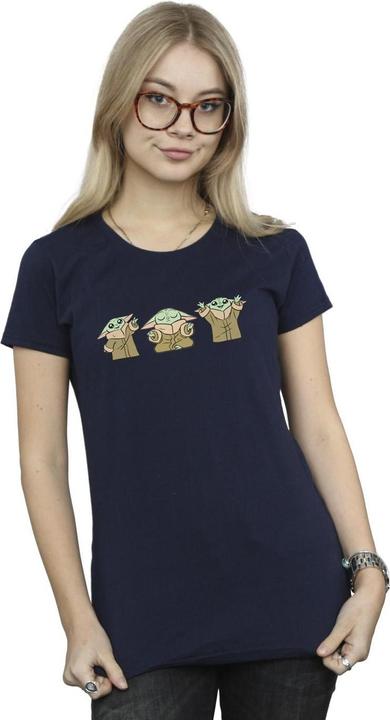 Image du produit Star Wars - T-shirt THE MANDALORIAN GROGU POSES - Femme (L)