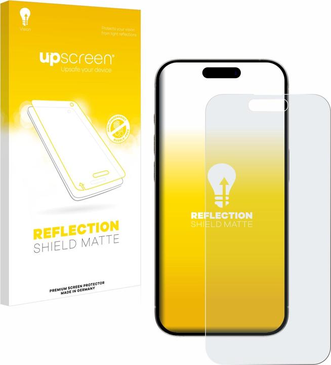 Actual product image upscreen Reflection Shield Protector Matte (1 Piece, Apple iPhone 15)